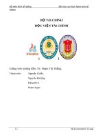 Bài báo cáo thực hành kinh tế lượng sự phụ thuộc của nhập khẩu vào tổng thu nhập quốc dân và tỷ giá hối đoái của Hàn Quốctừ năm 1992 đến năm 2007