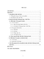 luận văn quản trị khách sạn du lịch Xúc tiến quảng bá cho sản phẩm du lịch cuối tuần ở Khoang Xanh