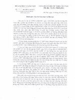 Tổ chức ôn thi TN năm 2011