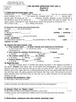 THI HOC KY II ANH 8 (DAP AN+MA TRAN)