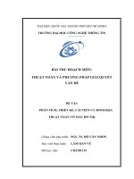 Tiểu luận môn Thuật Toán và Phương Pháp Giải Quyết Vấn Đề PHÂN TÍCH, THIẾT KẾ, CẢI TIẾN VÀ MINH HỌA THUẬT TOÁN TÔ MÀU ĐỒ THỊ