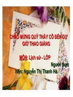 bài giảng điện tử các nước đông nam á cuối thế kỉ XIX   đầu thê kỉ XX