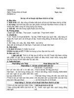 Giáo án Mĩ thuật 6 chuẩn KTKN_Bộ 13