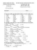 De thi HSG Anh 6 hayhay