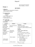 Giáo án Tiếng Anh lớp 7 trọn bộ CKTKN