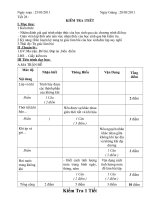 de kiem tra 1 tiet co mt+da