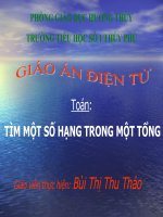 Tìm 1 số hang trong 1 tổng