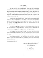 luận văn kế toán  Thực trạng kế toán bán hàng và xác định kết quả kinh doanh tại công ty TNHH thương mại Sóc Sơn.