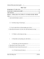 luận văn thạc sĩ tài chính ngân hàng Hạch toán tiêu thụ thành phẩm và xác định kết quả kinh doanh tại Công ty cổ phần Dược phẩm TW II