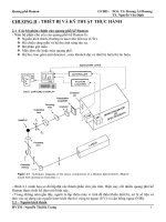 BÀI GIẢNG QUANG PHỔ RAMAN - CHƯƠNG 2 Thiết Bị Và Kĩ Thuật Thực Hành.