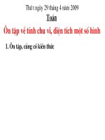 Ôn tập diẹn tích tam giác