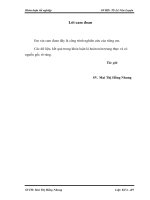 luận văn kế toán thiện công tác kế toán XNK vật tư, thiết bị tại công ty CP Thương mại và Vận tải Sông Đà - Sotraco