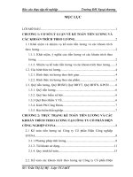 luận văn kế toán  Hoạt động kế toán tiền lương tại Công ty Cổ phần Điện Công nghiệp EVINA.