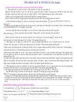 Đề cương ôn tập Toán 8 (Hay)