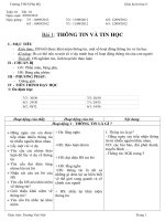 Giáo án Tin học lớp 6 trọn bộ_CKTKN_Bộ 6