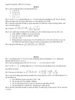MỘT SỐ ĐỀ THI 9