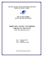 Thiết kế cao ốc văn phòng chung cư 553 Xô Viết Nghệ Tĩnh
