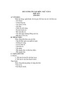 DE CƯƠNG VAN 8 HKI