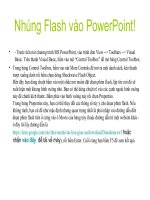 Hướng dẫn Nhúng Flash vào PowerPoint