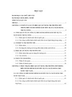 luận văn thạc sĩ tài chính ngân hàng Nâng cao hiệu quả sử dụng thị trường mở trong điều hành chính sách tiền tệ của Ngân hàng Nhà nước Việt Nam