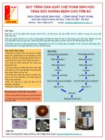 DEVELOPMENT OF PROBIOTIC PRODUCTS FOR USAGE IN SHRIMP FARMING