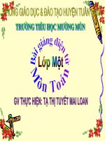 Toan 1. Bảng các số từ 1 đến 100