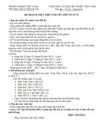 KH chuyên môn tuần 31