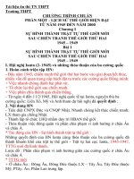 Tư liệu Ôn thi tốt nghiệp lịch sử