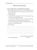 luận văn kế toán Kế toán tập hợp chi phí sản xuất và tính giá thành xây lắp ở Công ty Cổ phần Cơ giới và Xây dựng Thăng Long