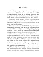 luận văn tài chính ngân hàng ’’ Vốn lưu động và các giải pháp tài chính nâng cao hiệu quả sử dụng vốn lưu động tại Công ty Cổ Phần Tự Thành’