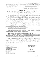 TT 12-BGD. Dieu le truong Trung hoc NEW. Co hieu luc tu 15-5-2011