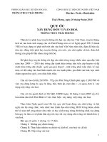 Quy uoc truong hoc co doi song van hoa tot