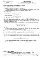 Đề 49 và đáp án