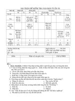 ma tran bai kiem tra van