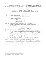 Đề chuyên chung ĐHKHTN toán 9- 2009