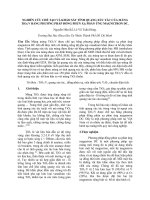 NGHIÊN CỨU CHẾ TẠO VÀ KHẢO SÁT TÍNH QUANG XÚC TÁC CỦA MÀNG TiO2 TẠP CHẤT V BẰNG PHƯƠNG PHÁP ĐỒNG PHÚN XẠ PHẢN ỨNG MAGNETRON DC