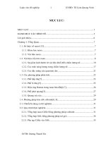 Nghiên cứu tính chất quang của vật liệu và đo tính chất quang xúc tác nhằm ứng dụng trong môi trường