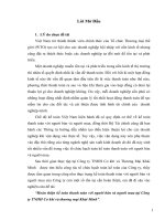 luận văn kế toán Hoàn thiện kế toán thanh toán với người bán và người mua tại Công ty TNHH Cơ khí và thương mại Khải Minh.