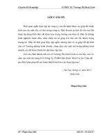 luận văn quản trị tài chính  Tăng cường quản lý doanh thu tại C.N Công Ty TNHH Sản Xuất- Dịch Vụ An Toàn