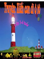 Truyện kiến con đi ô tô cho bé màm non