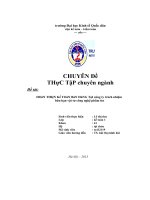 luận văn kế toán Hoàn thiện kế toán bán hàng tại Công ty TNHH Vật tư Công nghệ phẩm TTN