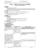 Giáo án Công nghệ lớp 10 chuẩn KTKN_Bộ 7