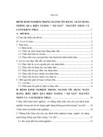 tiểu luận BỆNH KINH NGHIỆM TRONG NGÀNH TÍN DỤNG NGÂN HÀNG THÔNG QUA HIỆN TƯỢNG NỢ XẤU NGUYÊN NHÂN VÀ CÁCH KHẮC PHỤC