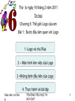 Bước đầu làm quyen với Logo