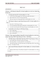 luận văn tài chính ngân hàng  Giải pháp nâng cao chất lượng tín dụng đối với các doanh nghiệp vừa và nhỏ tại Ngân hàng TMCP Công Thương Việt Nam – Chi nhánh Lê Chân