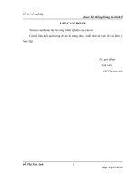 luận văn kế toán Xây dựng phần mềm kế toán vật tư tại Công ty Cổ Phần Cơ Khí Môi Trường Công Nghệ