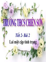 Bai lai 1 cap tinh trang