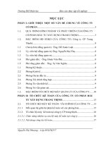 luận văn kế toán  ĐÁNH GIÁ TÌNH HÌNH TỔ CHỨC KẾ TOÁN CỦA CÔNG TY CỔ PHẦN ĐẦU TƯ XÂY DỰNG TRANG THỊNH