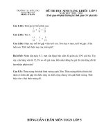 De thi HSG Toan cap truong