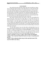 Báo cáo tổng hợp về tình hình hoạt động kinh doanh của công ty cổ phần XNK kỹ thuật TECHNIMEX